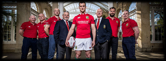 Sam Warburton Lions Coaches